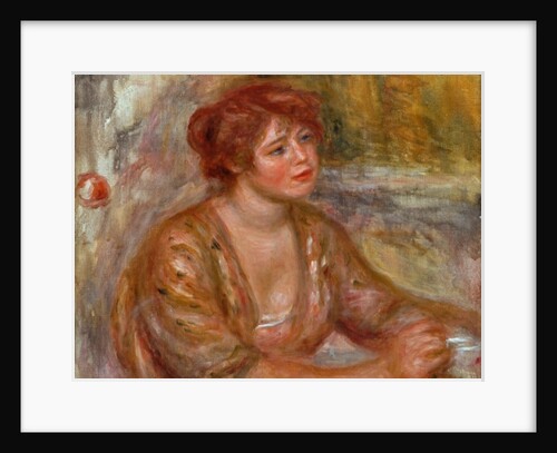 The Cup of Coffee, Portrait of Andree 1917 by Pierre Auguste Renoir