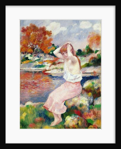 Bather, 1885 by Pierre Auguste Renoir