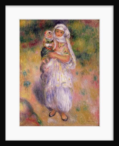 Algerian Woman and Child, 1882 by Pierre Auguste Renoir