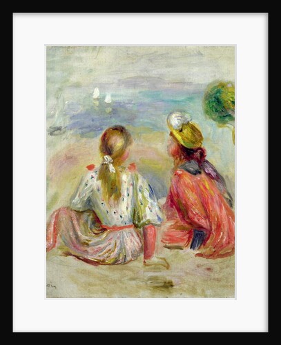 Young Girls on the Beach, c.1898 by Pierre Auguste Renoir