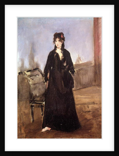 Portrait of Berthe Morisot in Pink Shoes, 1872 by Edouard Manet