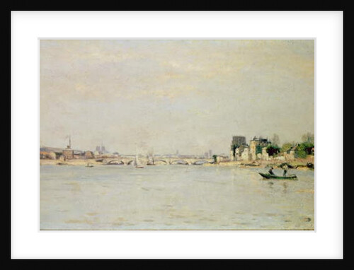 View on the River Seine by Stanislas Victor Edouard Lepine