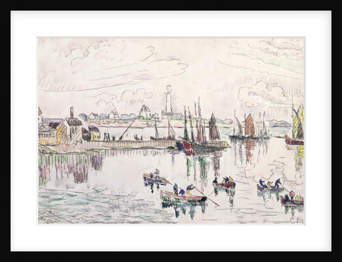 The Port of Lomalo, Brittany, 1922 by Paul Signac