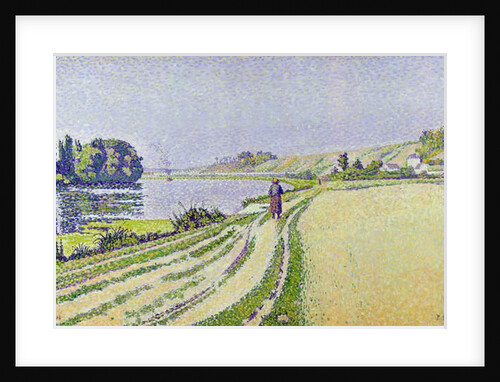 Herblay, La River by Paul Signac
