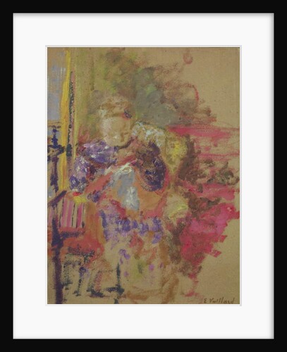 Madame Vuillard Sewing, c.1905 by Edouard Vuillard