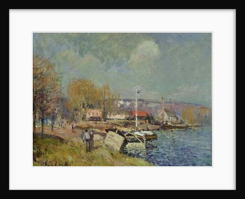 The Seine at Port-Marly, 1877 by Alfred Sisley