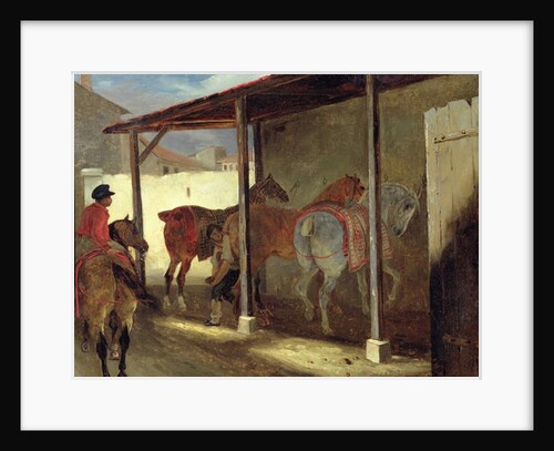 The Barn of Marechal-Ferrant, 1820-21 by Theodore Gericault