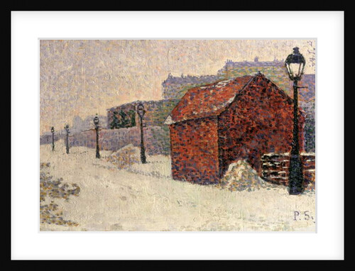 Snow, Butte Montmartre, 1887 by Paul Signac