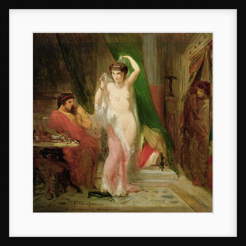 Candaule, King of Lydia, Showing the Beauty of his Queen to his Confidant Gyges, 1850 by Theodore Chasseriau