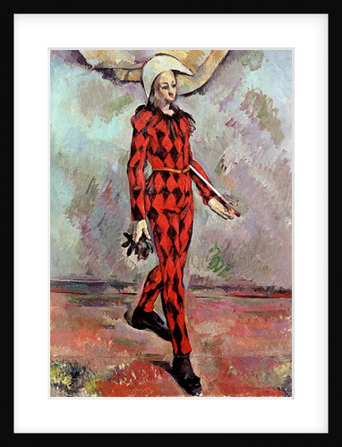 Harlequin, 1890 by Paul Cezanne