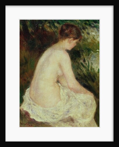 Bather, 1879 by Pierre Auguste Renoir