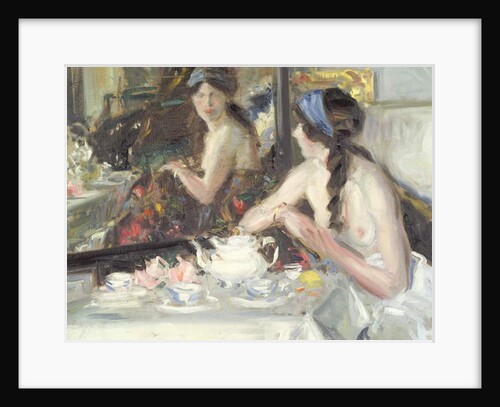 At the Mirror, 1913 by Francis Campbell Boileau Cadell