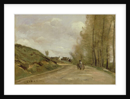 The Road in Gouvieux, c.1850-60 by Jean Baptiste Camille Corot