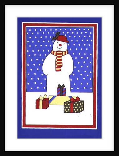 Christmas Snowman by Lavinia Hamer