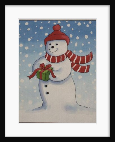 Snowman's Christmas Present by Lavinia Hamer