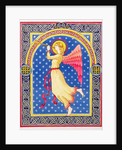 Angel Blowing Trumpet by Lavinia Hamer