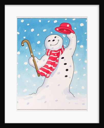Dancing Snowman, 1996 by Lavinia Hamer
