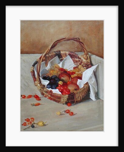 Basket of Fruit by Caroline Hervey-Bathurst