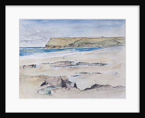 Polzeath and Pentire Head, 2007 by Caroline Hervey-Bathurst