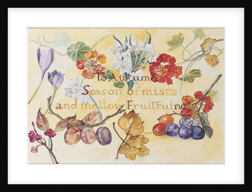 Ode to Autumn Keats, 2008 by Caroline Hervey-Bathurst