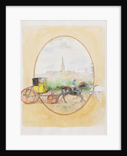 A Heroine in a Hack Post-Chaise, 2009 by Caroline Hervey-Bathurst