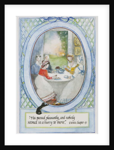 Tea passed pleasantly, and nobody seemed in a hurry to move by Caroline Hervey-Bathurst