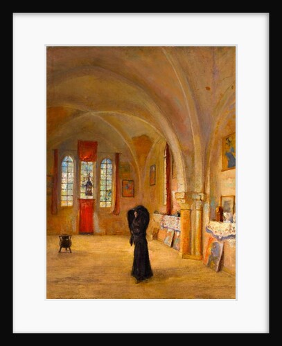 The Artist's Studio, La Vieille Chapelle, La Boissiere, Chateauden, c.1909 by Albert de Belleroche