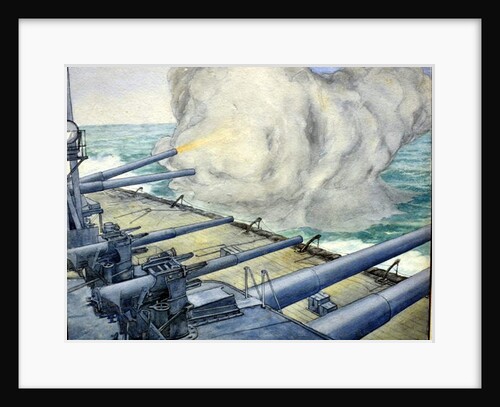 Ship's cannons by Charles John de Lacy