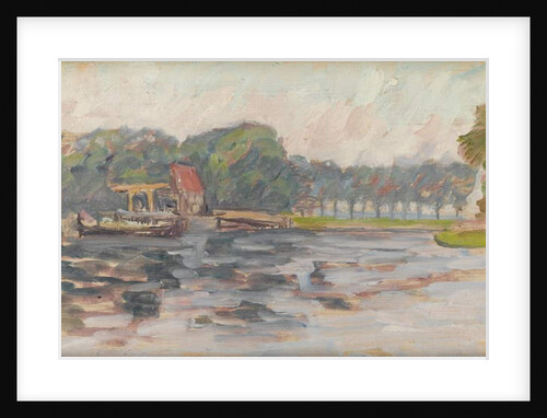 Lakeside view, c.1910 by Arthur Haythorne Studd