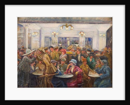 L'Abreuvoir de L'Olympia Pendant un Entracte, c.1918 by Charles Henry Tenre