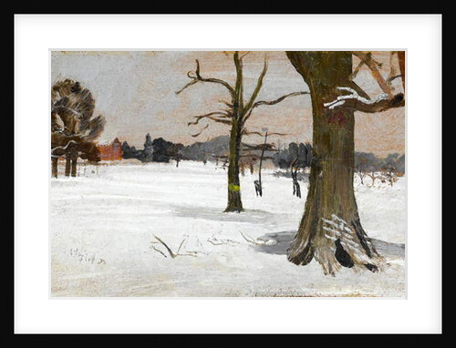 Snow scene, c.1918 by Charles Sims