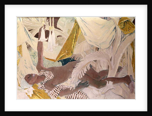 Henry Thomas, Philpot's Jamaican Servant, reclining by Glyn Warren Philpot