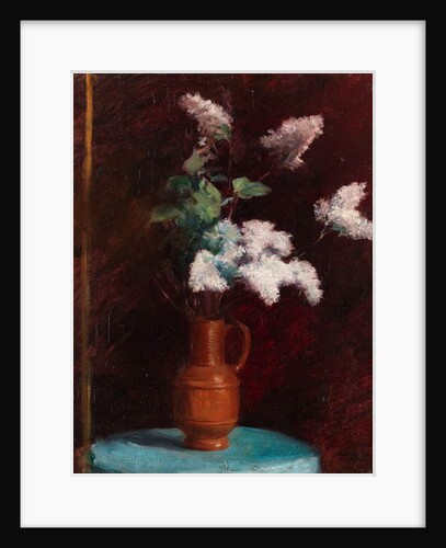 Still life with White Lilacs by Albert de Belleroche