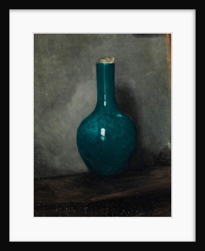 Blue Vase on grey background, c.1885 by Albert de Belleroche