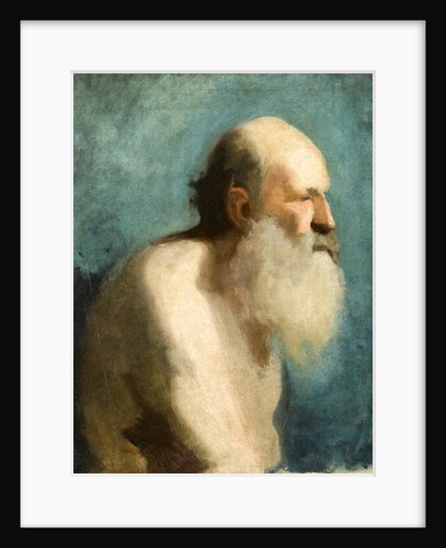 Profile study of an old man, c.1880 by Albert de Belleroche