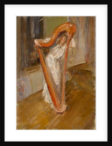 Woman with a harp, 1903 by Albert de Belleroche