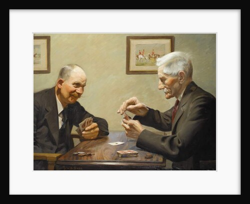 Men Playing Cards by Walter Bonner Gash
