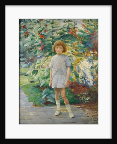 Girl in a Garden by Walter Bonner Gash