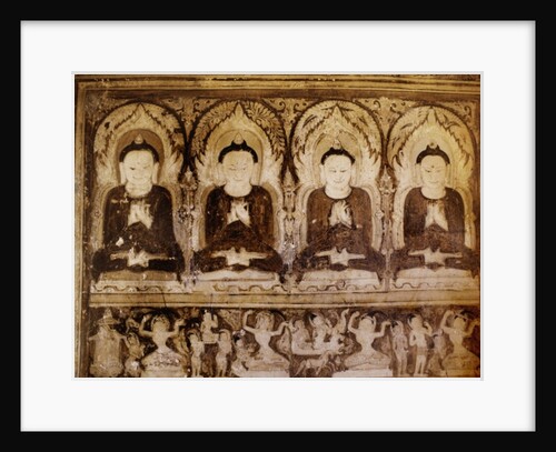 Four Buddhas by Burmese School