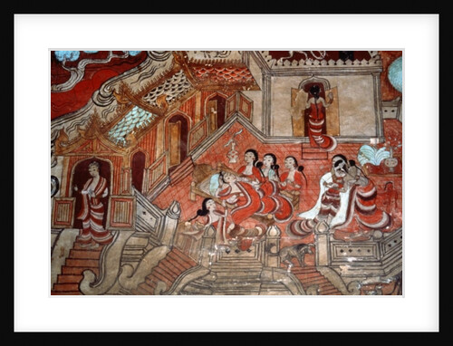 Scenes from the life of a Bodhisattva, 1776 by Burmese School