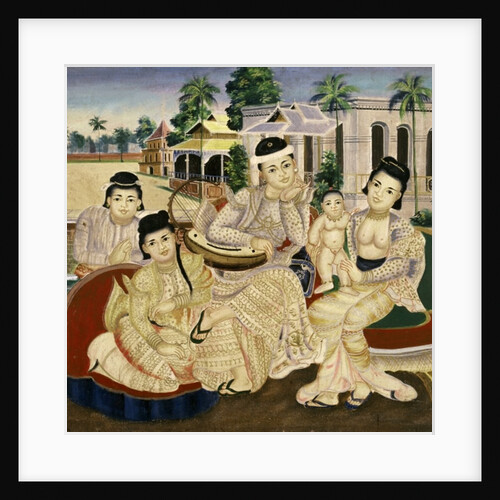 Family portrait by School Burmese