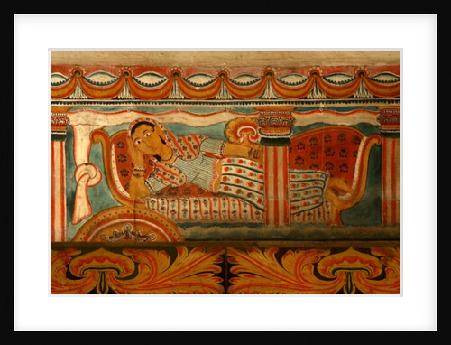 Wall painting in the Image House of the Subdharama Temple, Dehiwala by Sri Lankan School