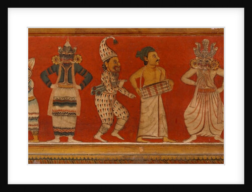 Wall painting in the Image House of the Subdharama Temple, Dehiwala by Sri Lankan School