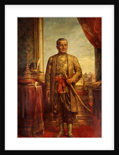 Portrait of Buddha Yodfa Chulaloke by School Thai
