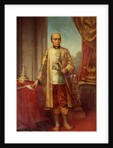 Portrait of King Phra Buddha Lertla Napalai by School Thai