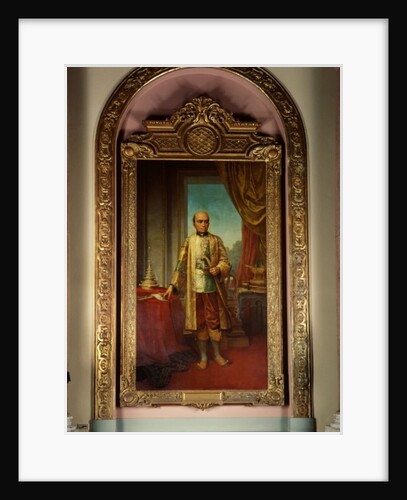 Portrait of King Phra Buddha Lertla Napalai by School Thai