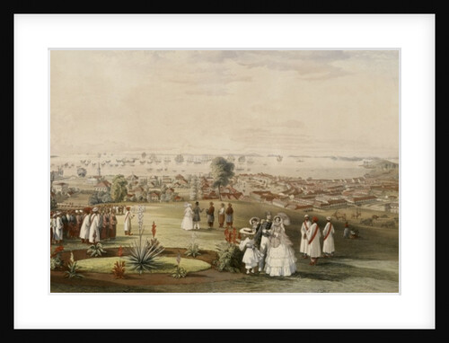 View of Singapore from Fort Canning, 1846 by John Turnbull Thomson