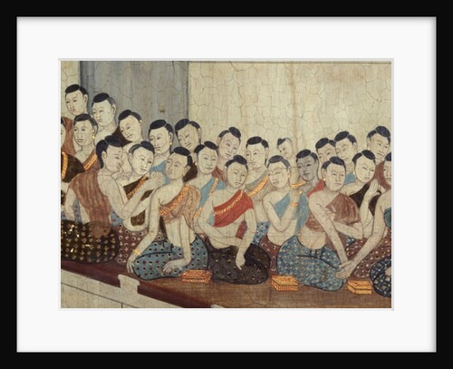 Group of women with attire and cropped hair typical of the 4th Reign by School Thai