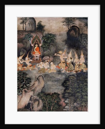 Temptation of Buddha by School Thai