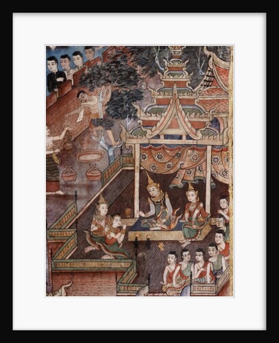 Detail of mural by School Thai